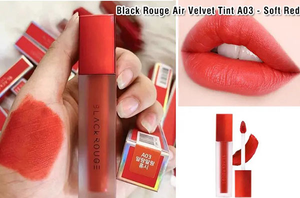 Black Rouge Rose Velvet Lipstick chứa nhiều dưỡng chất